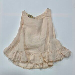 MARMAR COPENHAGEN DRESS TAWNY - BARELY ROSE - LINEN VISCOSE - NEW WITHOUT TAG